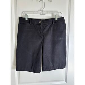 Talbots The Perfect Short Black‎ Bermuda Shorts Women's Size 6